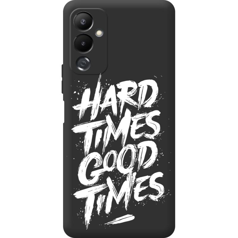 Черный чехол BoxFace Tecno POVA 4 Hard Times Good Times