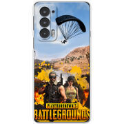 Чехол BoxFace Motorola Edge 20 Pubg parachute