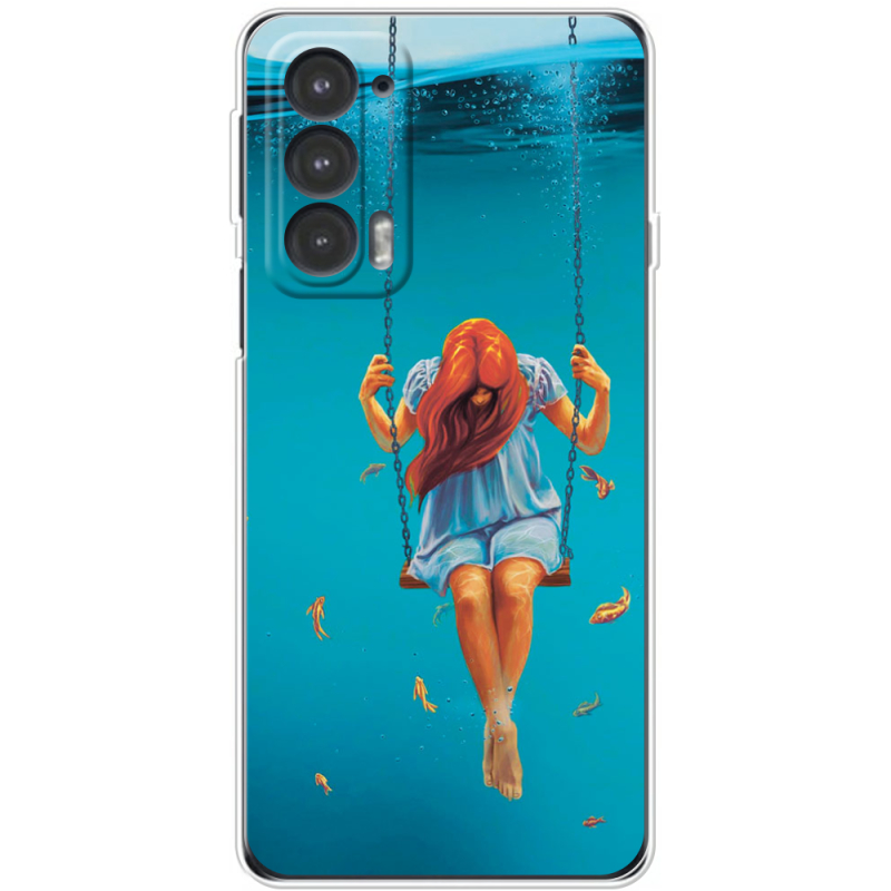 Чехол BoxFace Motorola Edge 20 Girl In The Sea