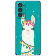 Чехол BoxFace Motorola Edge 20 Cold Llama