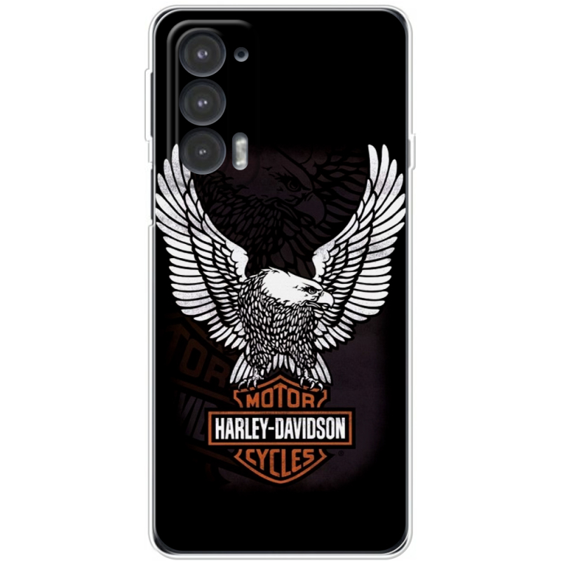 Чехол BoxFace Motorola Edge 20 Harley Davidson and eagle