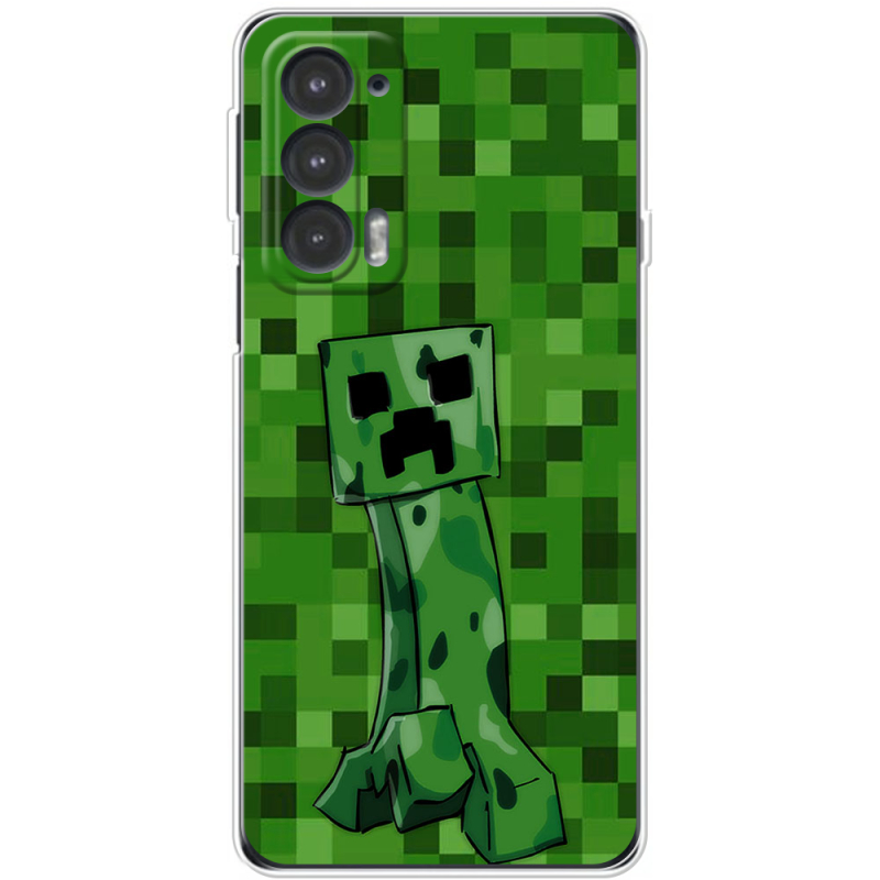 Чехол BoxFace Motorola Edge 20 Minecraft Creeper