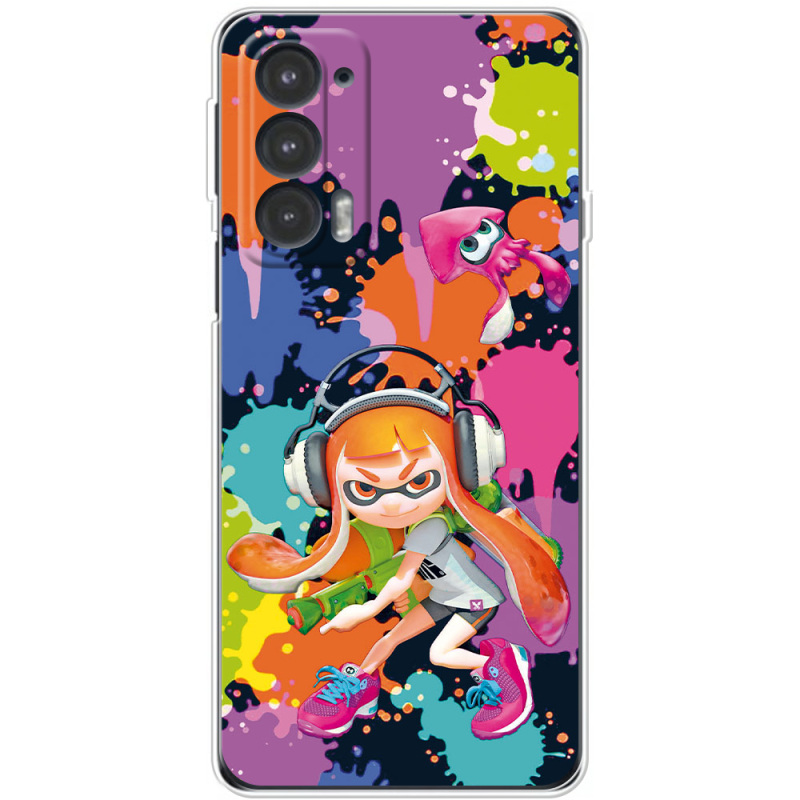 Чехол BoxFace Motorola Edge 20 Splatoon Inklings