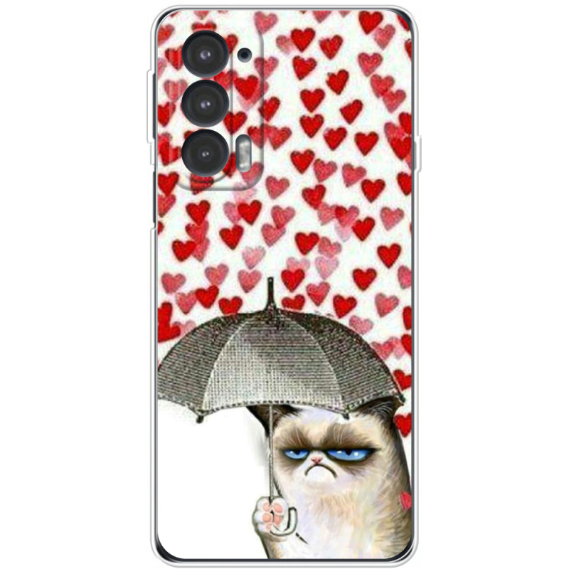 Чехол BoxFace Motorola Edge 20 Raining Hearts