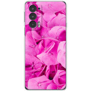 Чехол BoxFace Motorola Edge 20 Pink Flowers