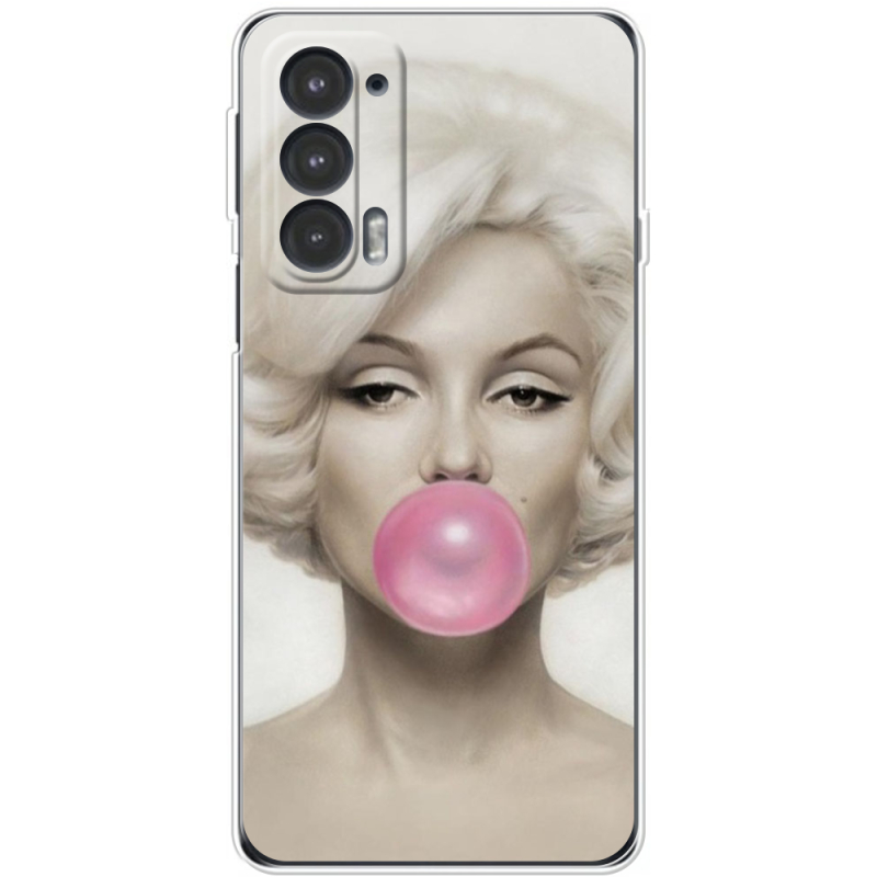 Чехол BoxFace Motorola Edge 20 Marilyn Monroe Bubble Gum