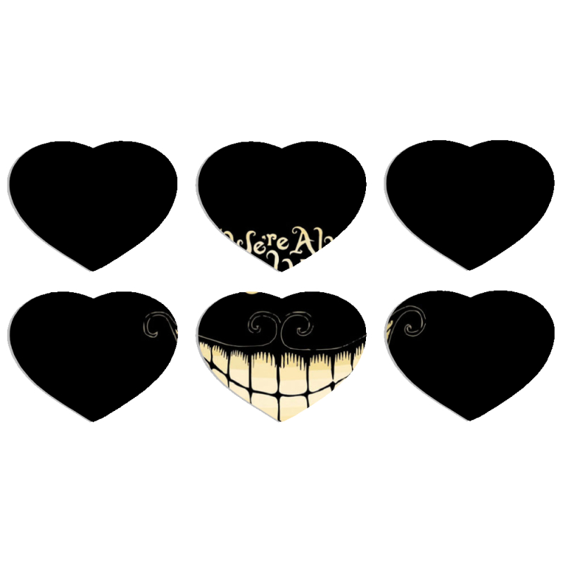 Магнитные фотопазлы Сердце 50 на 50 набор 6 штук 