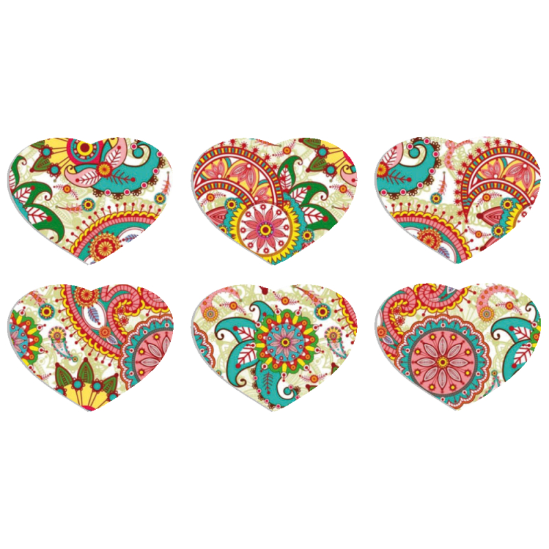 Магнитные фотопазлы Сердце 50 на 50 набор 6 штук 