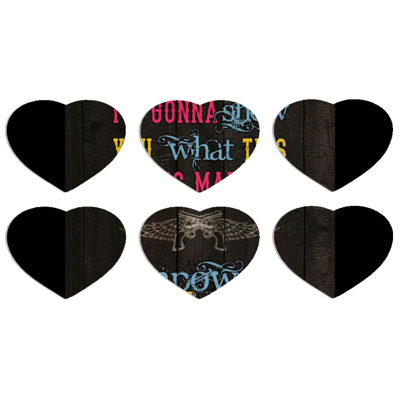 Магнитные фотопазлы Сердце 50 на 50 набор 6 штук 