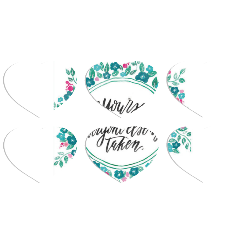 Магнитные фотопазлы Сердце 50 на 50 набор 6 штук 