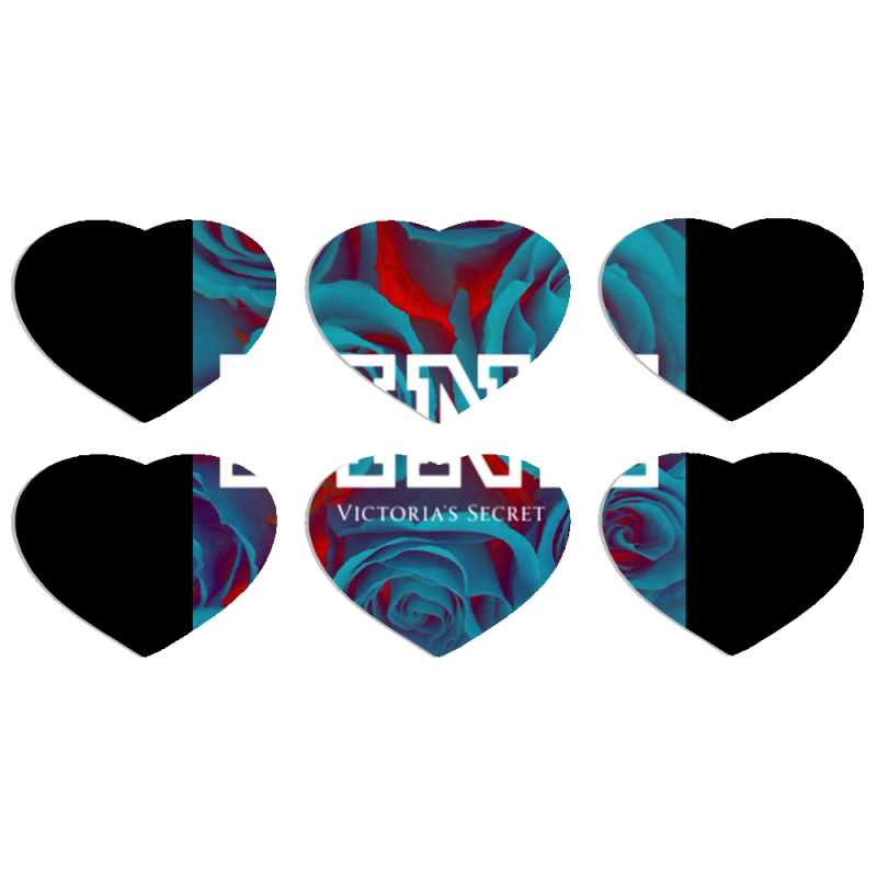 Магнитные фотопазлы Сердце 50 на 50 набор 6 штук 