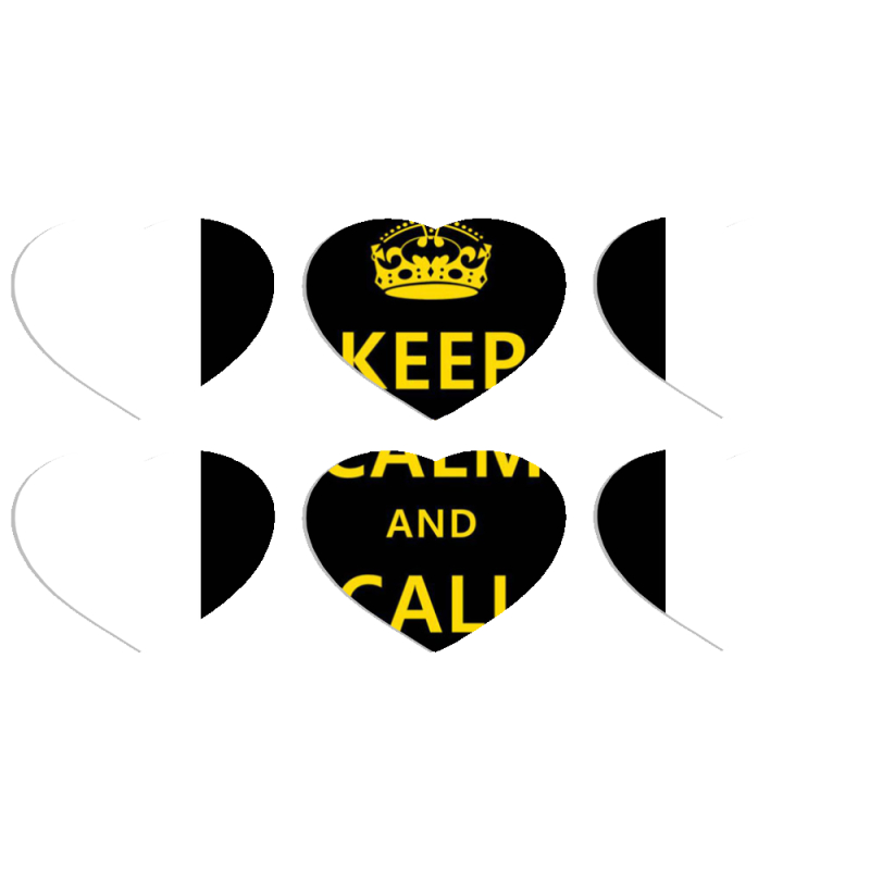 Магнитные фотопазлы Сердце 50 на 50 набор 6 штук 