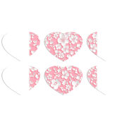 Магнитные фотопазлы Сердце 50 на 50 набор 6 штук 