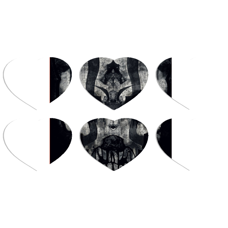 Магнитные фотопазлы Сердце 50 на 50 набор 6 штук The Dark