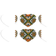 Магнитные фотопазлы Сердце 50 на 50 набор 6 штук 