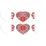 Магнитные фотопазлы Сердце 50 на 50 набор 6 штук 