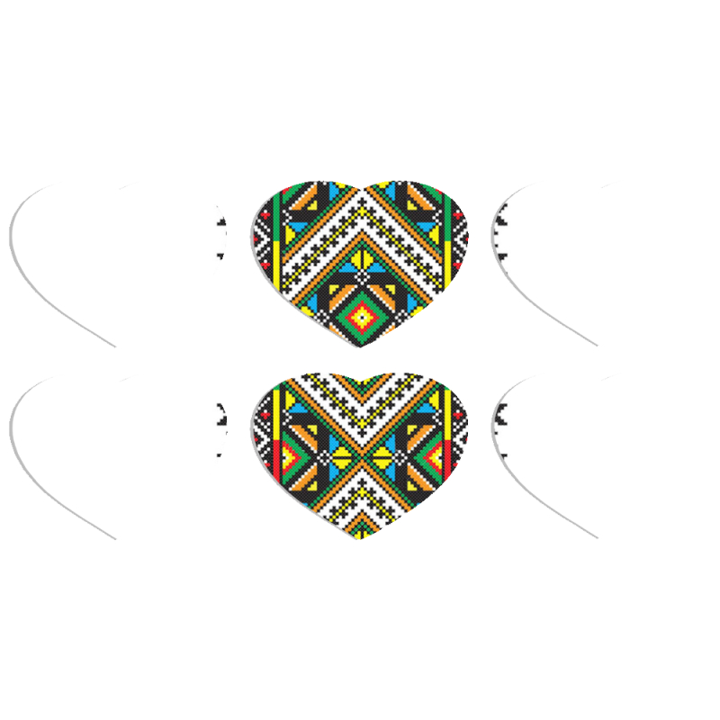 Магнитные фотопазлы Сердце 50 на 50 набор 6 штук 