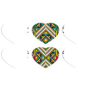 Магнитные фотопазлы Сердце 50 на 50 набор 6 штук 