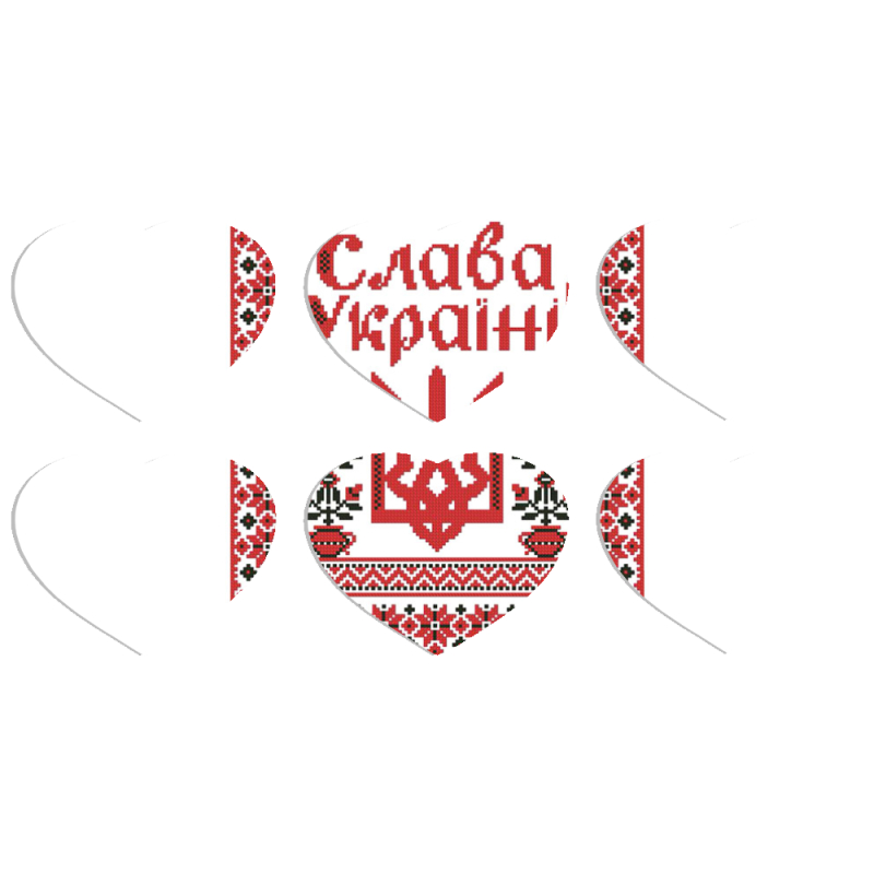 Магнитные фотопазлы Сердце 50 на 50 набор 6 штук 