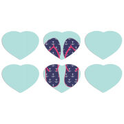 Магнитные фотопазлы Сердце 50 на 50 набор 6 штук 