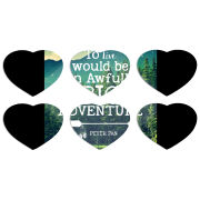 Магнитные фотопазлы Сердце 50 на 50 набор 6 штук 