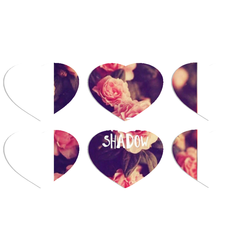 Магнитные фотопазлы Сердце 50 на 50 набор 6 штук 