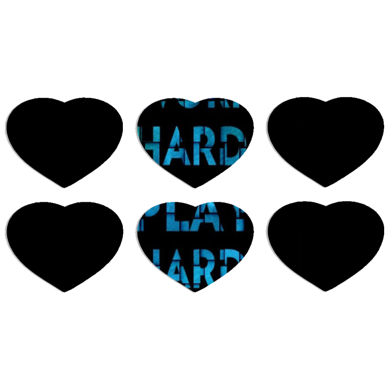 Магнитные фотопазлы Сердце 50 на 50 набор 6 штук 