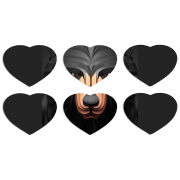 Магнитные фотопазлы Сердце 50 на 50 набор 6 штук 