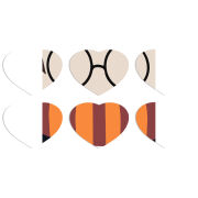 Магнитные фотопазлы Сердце 50 на 50 набор 6 штук Harry