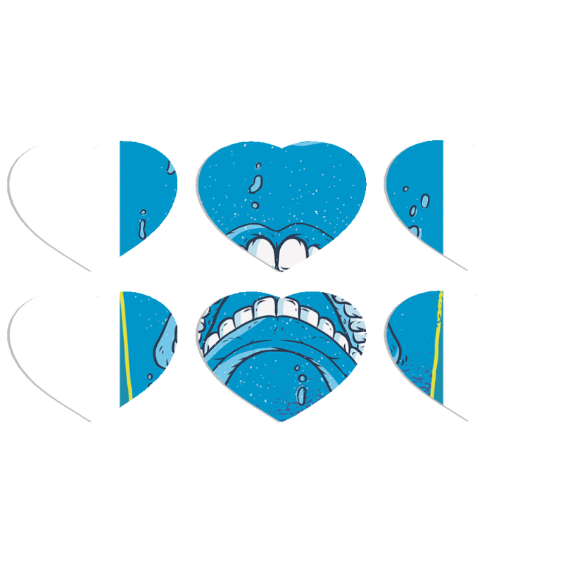 Магнитные фотопазлы Сердце 50 на 50 набор 6 штук Jaws