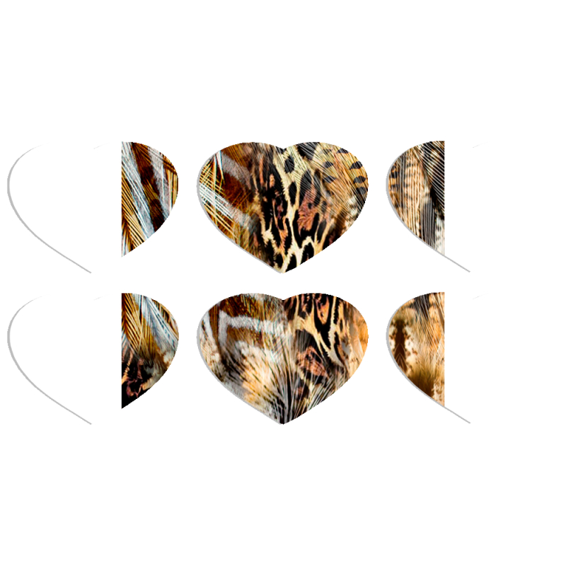 Магнитные фотопазлы Сердце 50 на 50 набор 6 штук 