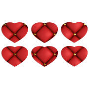 Магнитные фотопазлы Сердце 50 на 50 набор 6 штук 