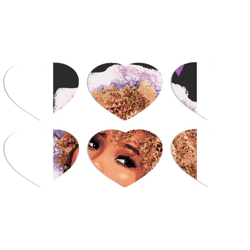 Магнитные фотопазлы Сердце 50 на 50 набор 6 штук Nice Day