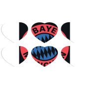 Магнитные фотопазлы Сердце 50 на 50 набор 6 штук FC Bayern