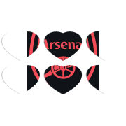 Магнитные фотопазлы Сердце 50 на 50 набор 6 штук Football Arsenal