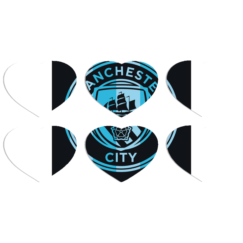 Магнитные фотопазлы Сердце 50 на 50 набор 6 штук FC M-City