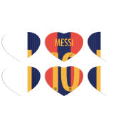 Магнитные фотопазлы Сердце 50 на 50 набор 6 штук Messi 10