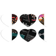 Магнитные фотопазлы Сердце 50 на 50 набор 6 штук 