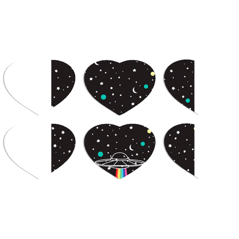 Магнитные фотопазлы Сердце 50 на 50 набор 6 штук 