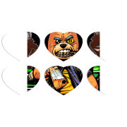 Магнитные фотопазлы Сердце 50 на 50 набор 6 штук 