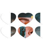 Магнитные фотопазлы Сердце 50 на 50 набор 6 штук 