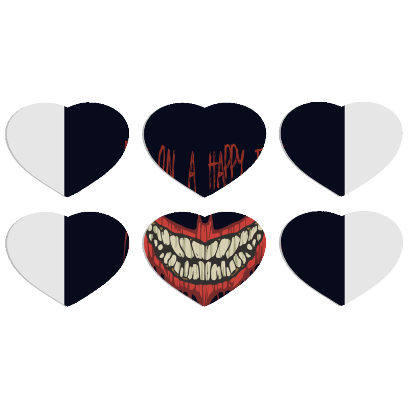 Магнитные фотопазлы Сердце 50 на 50 набор 6 штук 