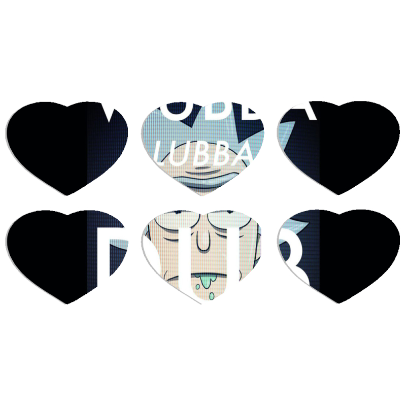 Магнитные фотопазлы Сердце 50 на 50 набор 6 штук 