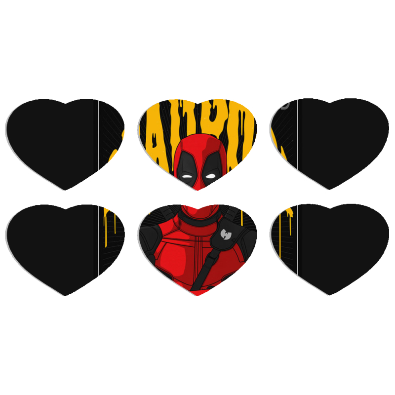 Магнитные фотопазлы Сердце 50 на 50 набор 6 штук 