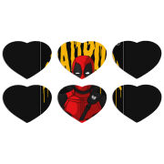 Магнитные фотопазлы Сердце 50 на 50 набор 6 штук 