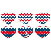 Магнитные фотопазлы Сердце 50 на 50 набор 6 штук Valley of Waves