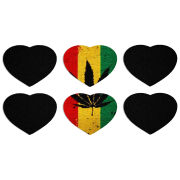 Магнитные фотопазлы Сердце 50 на 50 набор 6 штук 