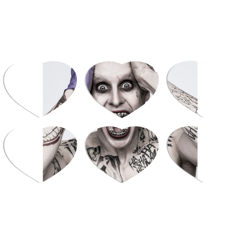 Магнитные фотопазлы Сердце 50 на 50 набор 6 штук 