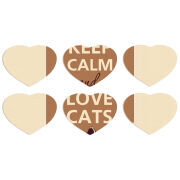 Магнитные фотопазлы Сердце 50 на 50 набор 6 штук 