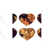 Магнитные фотопазлы Сердце 50 на 50 набор 6 штук 